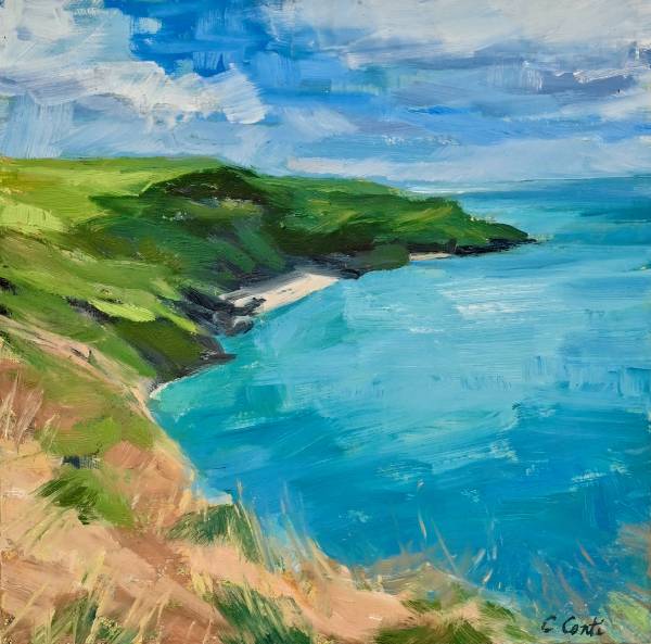 - Oil on Board, Painting by Colleen Conti, measuring 30 x 30 cm (H x W) framed at 34 x 34 cm £485